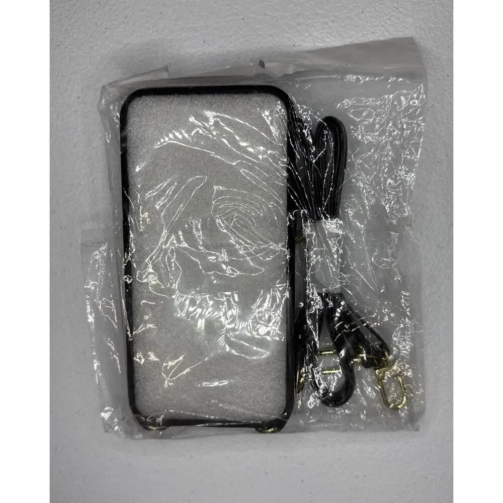 Lipvina Case for iPhone 13 with Card Holder, Crossbody Strap, Zipper Pocket